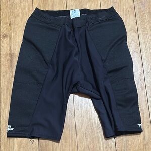 Trace Black Baseball Padded Sliding Shorts